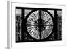 Giant Clock Window - Night View of Manhattan III-Philippe Hugonnard-Framed Photographic Print