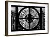 Giant Clock Window - Night View of Manhattan III-Philippe Hugonnard-Framed Photographic Print