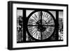 Giant Clock Window - Night View of Manhattan - New York City IV-Philippe Hugonnard-Framed Photographic Print