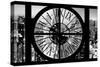 Giant Clock Window - Night View of Manhattan - New York City IV-Philippe Hugonnard-Stretched Canvas