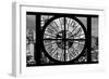 Giant Clock Window - Night View of Manhattan VI-Philippe Hugonnard-Framed Photographic Print
