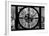 Giant Clock Window - Night View of Manhattan VI-Philippe Hugonnard-Framed Photographic Print