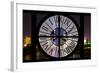 Giant Clock Window - Night view of Shanghai - China-Philippe Hugonnard-Framed Photographic Print