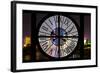 Giant Clock Window - Night view of Shanghai - China-Philippe Hugonnard-Framed Photographic Print
