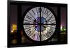 Giant Clock Window - Night view of Shanghai - China-Philippe Hugonnard-Framed Photographic Print