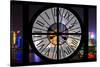 Giant Clock Window - Night view of Shanghai with the Oriental Tower - China II-Philippe Hugonnard-Stretched Canvas