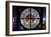 Giant Clock Window - Night view of Shanghai with the Oriental Tower - China II-Philippe Hugonnard-Framed Premium Photographic Print