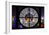 Giant Clock Window - Night view of Shanghai with the Oriental Tower - China II-Philippe Hugonnard-Framed Premium Photographic Print