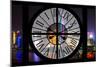 Giant Clock Window - Night view of Shanghai with the Oriental Tower - China II-Philippe Hugonnard-Mounted Photographic Print