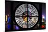 Giant Clock Window - Night view of Shanghai with the Oriental Tower - China II-Philippe Hugonnard-Mounted Photographic Print