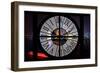 Giant Clock Window - Night view of Shanghai with the Oriental Tower - China III-Philippe Hugonnard-Framed Photographic Print