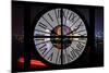 Giant Clock Window - Night view of Shanghai with the Oriental Tower - China III-Philippe Hugonnard-Mounted Photographic Print