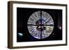 Giant Clock Window - Night view of Shanghai with the Oriental Tower - China-Philippe Hugonnard-Framed Photographic Print