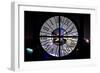 Giant Clock Window - Night view of Shanghai with the Oriental Tower - China-Philippe Hugonnard-Framed Photographic Print