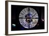 Giant Clock Window - Night view of Shanghai with the Oriental Tower - China-Philippe Hugonnard-Framed Photographic Print