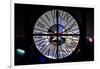 Giant Clock Window - Night view of Shanghai with the Oriental Tower - China-Philippe Hugonnard-Framed Photographic Print