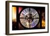 Giant Clock Window - Night View on the New York-Philippe Hugonnard-Framed Photographic Print