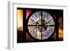 Giant Clock Window - Night View on the New York-Philippe Hugonnard-Framed Photographic Print