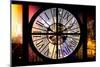 Giant Clock Window - Night View on the New York-Philippe Hugonnard-Mounted Photographic Print