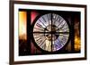 Giant Clock Window - Night View on the New York-Philippe Hugonnard-Framed Photographic Print