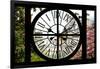 Giant Clock Window - View of a parisian Buildings - Paris II-Philippe Hugonnard-Framed Photographic Print