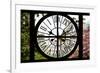 Giant Clock Window - View of a parisian Buildings - Paris II-Philippe Hugonnard-Framed Photographic Print