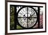 Giant Clock Window - View of a parisian Buildings - Paris II-Philippe Hugonnard-Framed Photographic Print