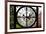 Giant Clock Window - View of a parisian Buildings - Paris II-Philippe Hugonnard-Framed Photographic Print