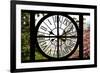 Giant Clock Window - View of a parisian Buildings - Paris II-Philippe Hugonnard-Framed Photographic Print