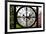 Giant Clock Window - View of a parisian Buildings - Paris II-Philippe Hugonnard-Framed Photographic Print