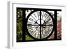 Giant Clock Window - View of a parisian Buildings - Paris II-Philippe Hugonnard-Framed Photographic Print