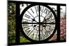 Giant Clock Window - View of a parisian Buildings - Paris II-Philippe Hugonnard-Mounted Photographic Print