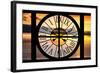 Giant Clock Window - View of a Sunset-Philippe Hugonnard-Framed Photographic Print