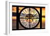 Giant Clock Window - View of a Sunset-Philippe Hugonnard-Framed Photographic Print