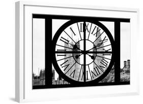 Giant Clock Window - View of Big Ben - London-Philippe Hugonnard-Framed Photographic Print