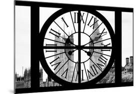 Giant Clock Window - View of Big Ben - London-Philippe Hugonnard-Mounted Photographic Print