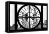 Giant Clock Window - View of Big Ben - London-Philippe Hugonnard-Framed Stretched Canvas