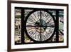 Giant Clock Window - View of Brooklyn-Philippe Hugonnard-Framed Photographic Print