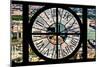 Giant Clock Window - View of Brooklyn-Philippe Hugonnard-Mounted Photographic Print