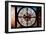 Giant Clock Window - View of Buildings in Garmen District in Winter - Manhattan III-Philippe Hugonnard-Framed Photographic Print