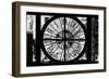 Giant Clock Window - View of Buildings in Garmen District in Winter - Manhattan IV-Philippe Hugonnard-Framed Photographic Print