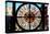 Giant Clock Window - View of Buildings in Garmen District in Winter - Manhattan-Philippe Hugonnard-Stretched Canvas