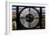 Giant Clock Window - View of Central Park at Sunset-Philippe Hugonnard-Framed Photographic Print