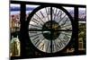 Giant Clock Window - View of Central Park at Sunset-Philippe Hugonnard-Mounted Photographic Print