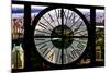 Giant Clock Window - View of Central Park at Sunset-Philippe Hugonnard-Mounted Photographic Print