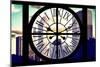 Giant Clock Window - View of Central Park Buildings at Sunset III-Philippe Hugonnard-Mounted Photographic Print