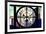 Giant Clock Window - View of Central Park Buildings at Sunset III-Philippe Hugonnard-Framed Photographic Print