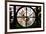 Giant Clock Window - View of Central Park Buildings at Sunset IV-Philippe Hugonnard-Framed Photographic Print