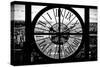 Giant Clock Window - View of Central Park II-Philippe Hugonnard-Stretched Canvas