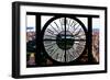 Giant Clock Window - View of Central Park III-Philippe Hugonnard-Framed Photographic Print